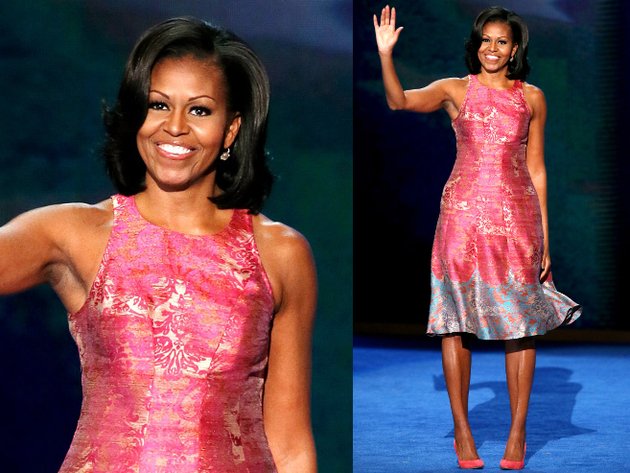 Michelle Obama Tracy Reese Dress